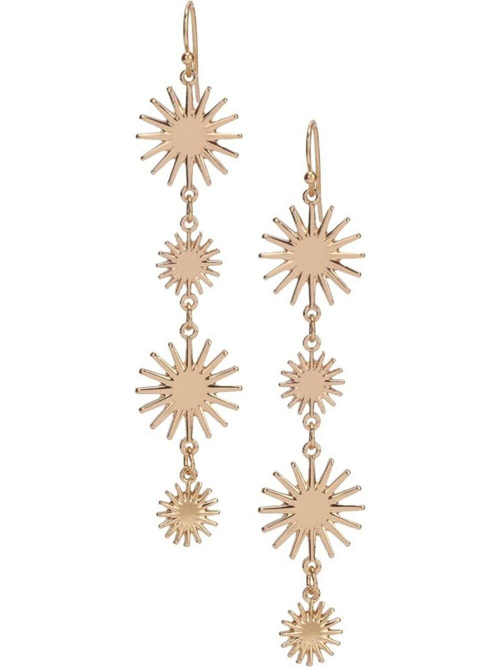 Handmade Sunburst Earrings for Women | Boho Chic Statement Jewelry